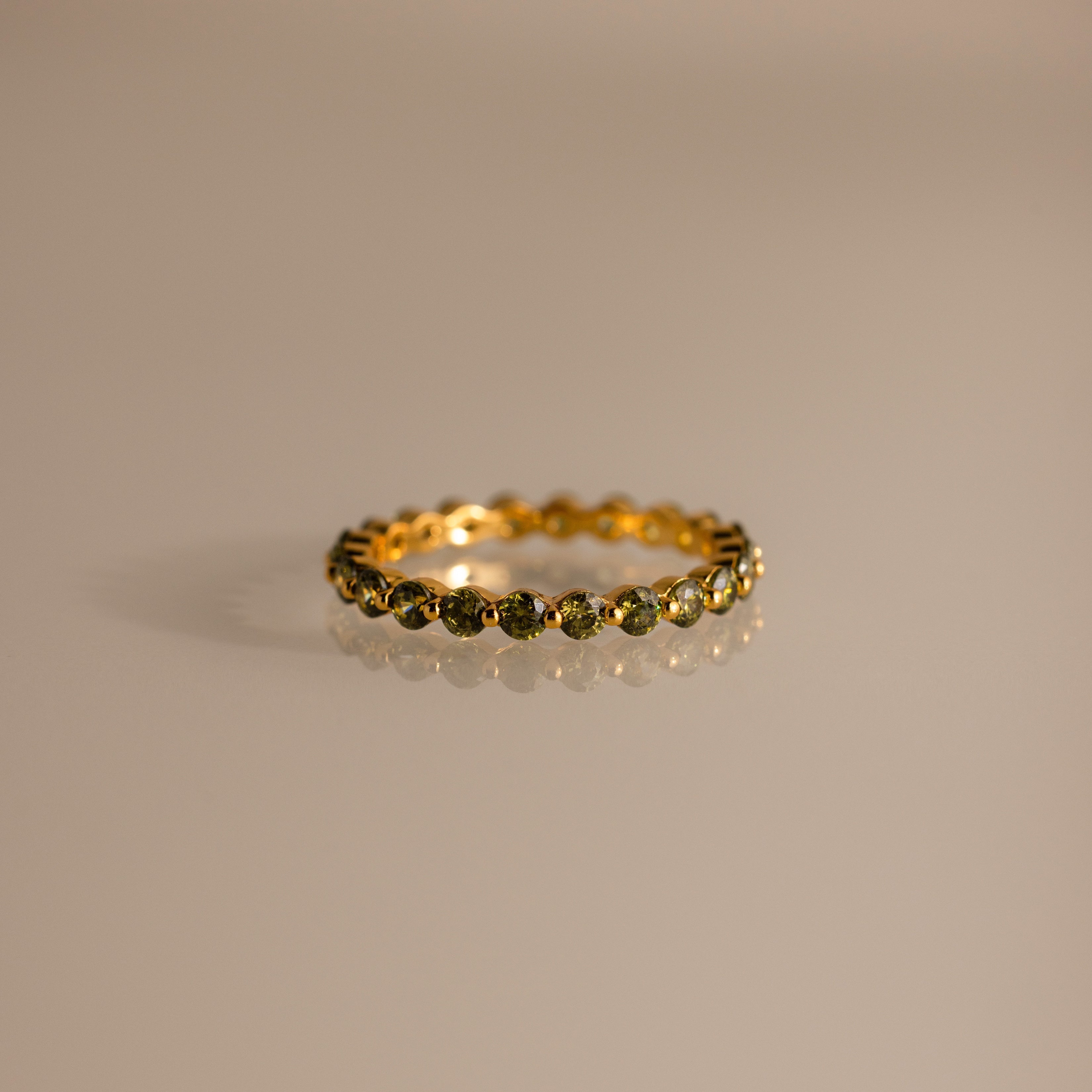 Lace Eternity Birthstone Ring