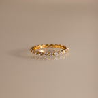 Lace Eternity Birthstone Ring