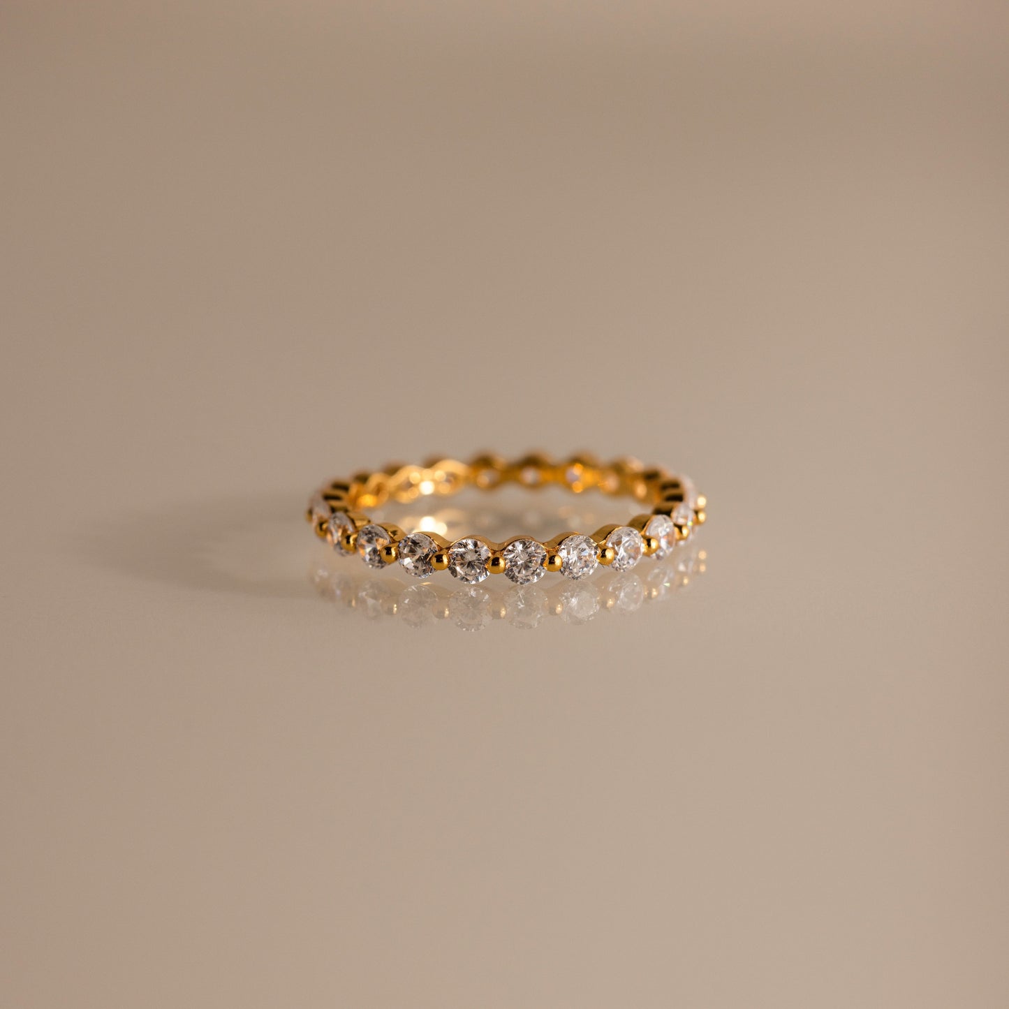 Lace Eternity Birthstone Ring