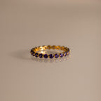 Lace Eternity Birthstone Ring
