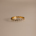 Lace Eternity Birthstone Ring