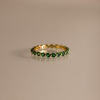 Lace Eternity Birthstone Ring