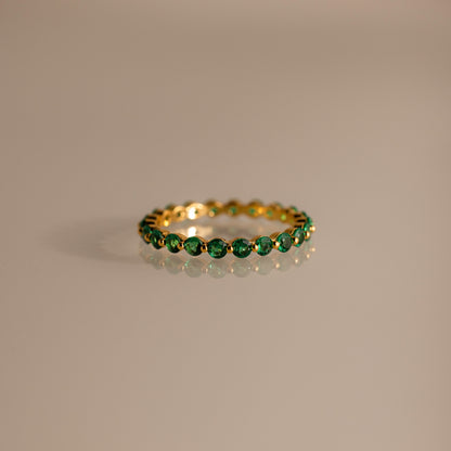 Lace Eternity Birthstone Ring