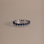 Lace Eternity Birthstone Ring