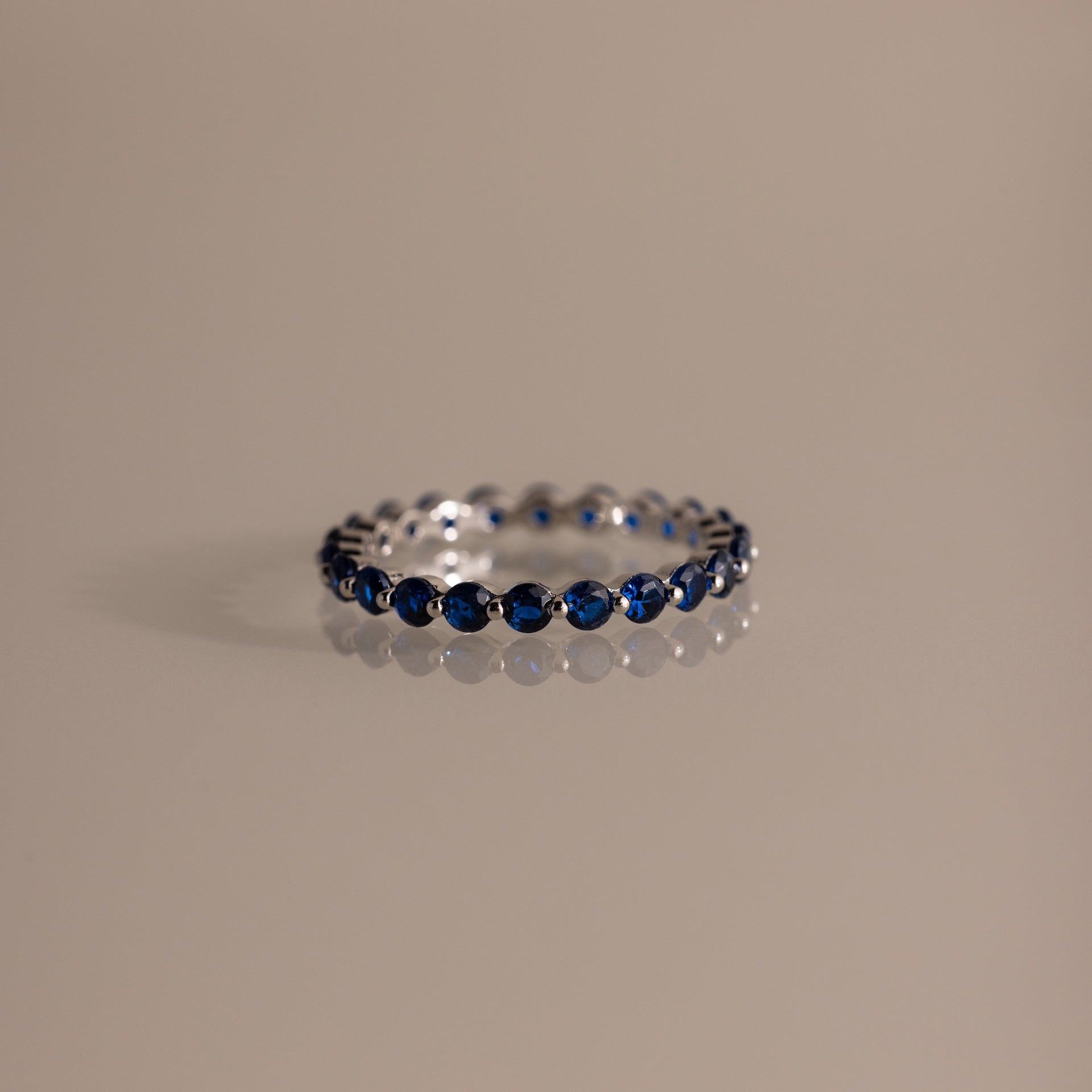 Lace Eternity Birthstone Ring