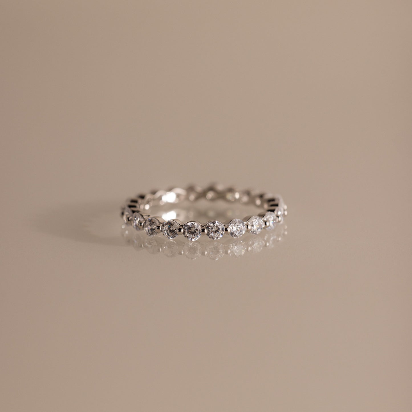 Lace Eternity Birthstone Ring