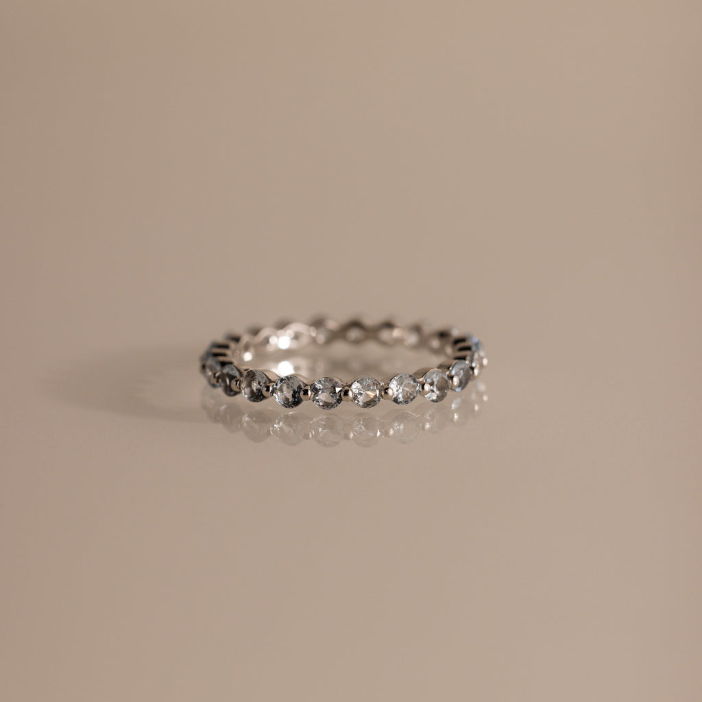 Lace Eternity Birthstone Ring