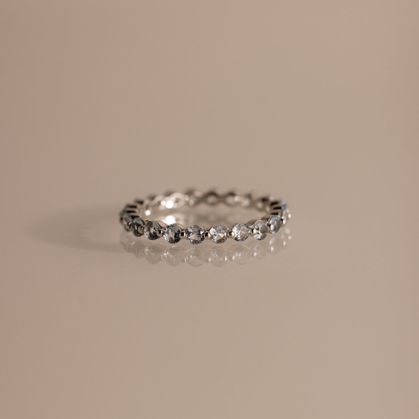 Lace Eternity Birthstone Ring