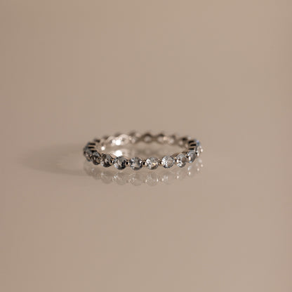 Lace Eternity Birthstone Ring