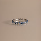 Lace Eternity Birthstone Ring