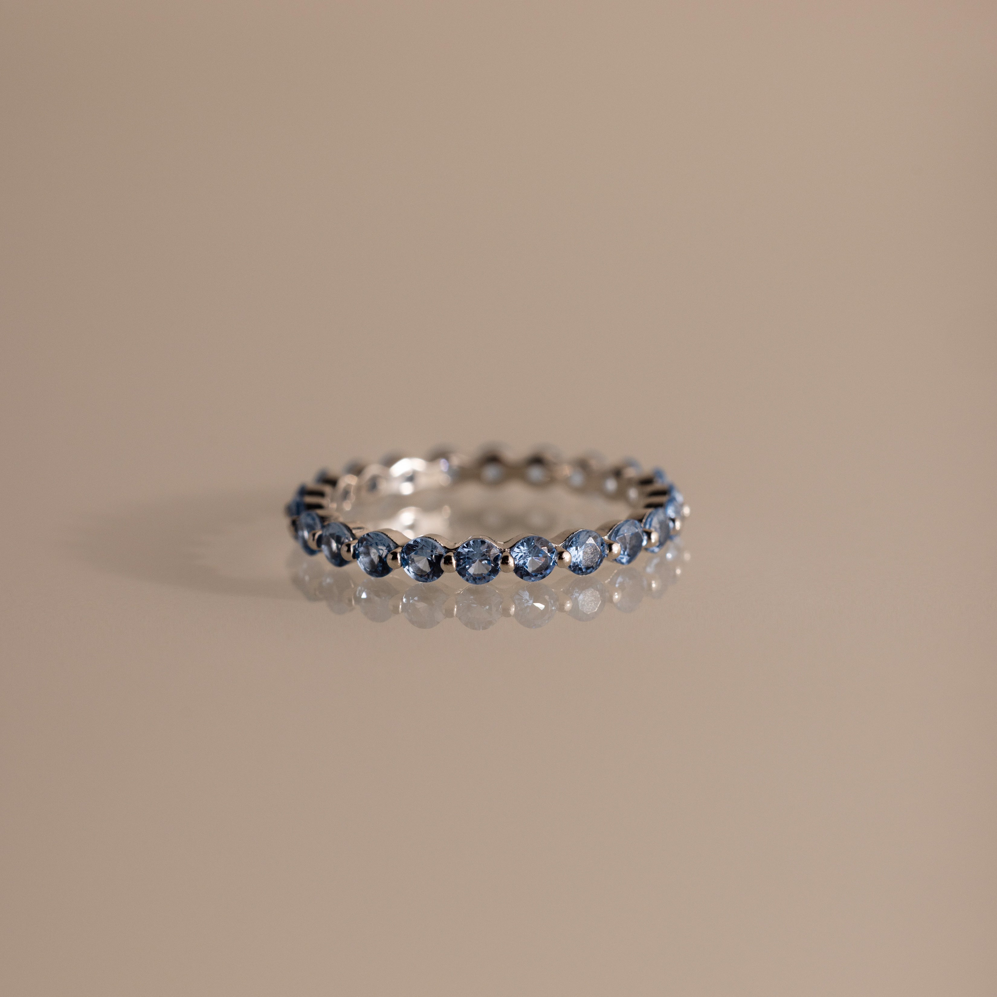 Lace Eternity Birthstone Ring