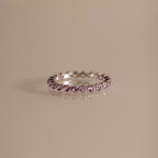 Lace Eternity Birthstone Ring