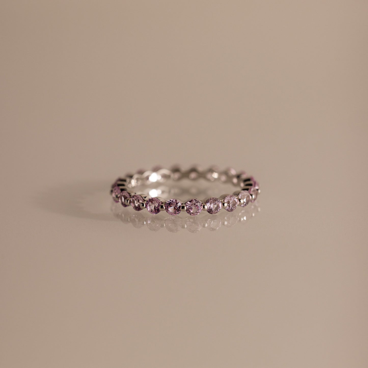 Lace Eternity Birthstone Ring