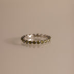 Lace Eternity Birthstone Ring