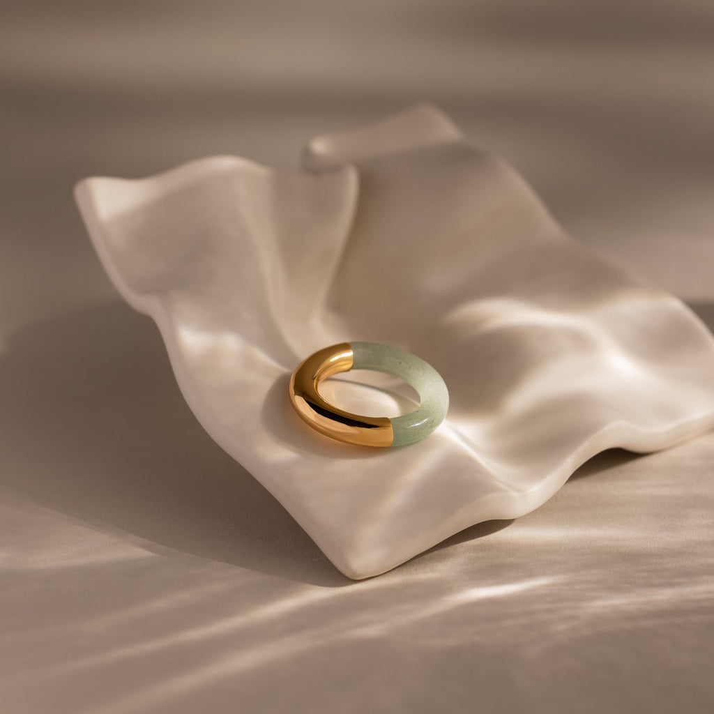 Half Jade Ring