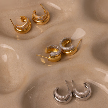 Duo Pave Dome Studs