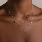 Diamond Station Necklace