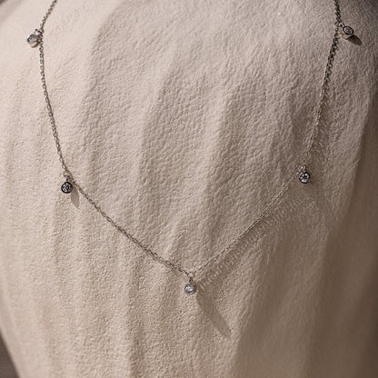 Diamond Station Necklace