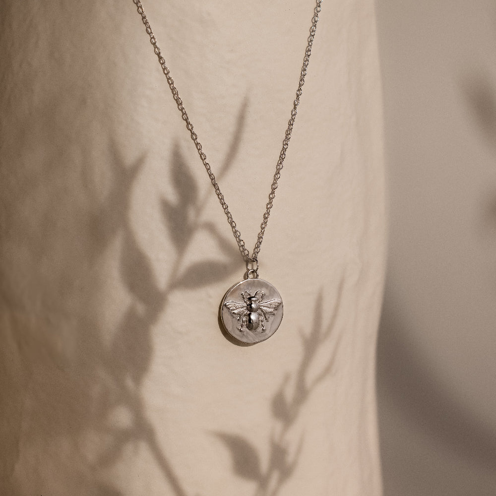 Bee Coin Necklace