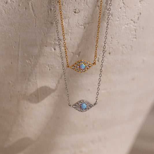 Opal Eye Necklace