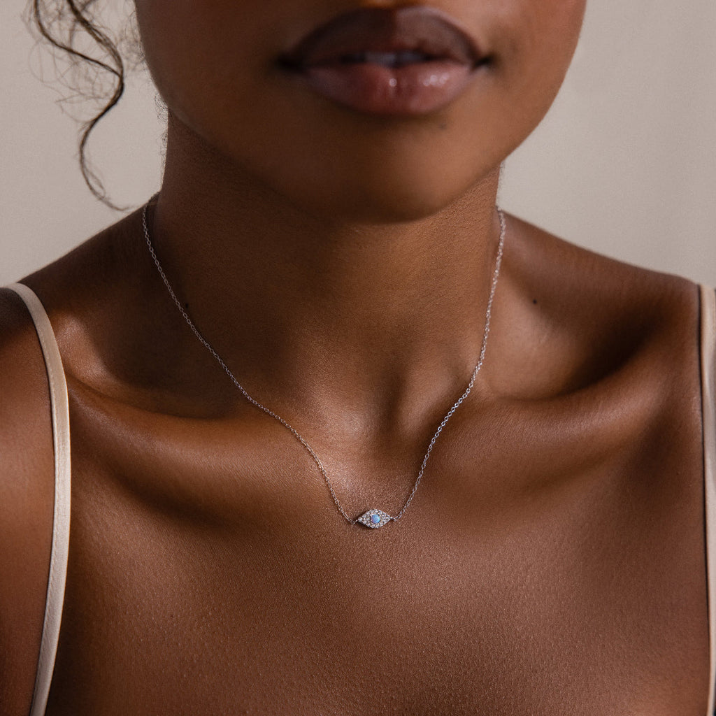 Opal Eye Necklace