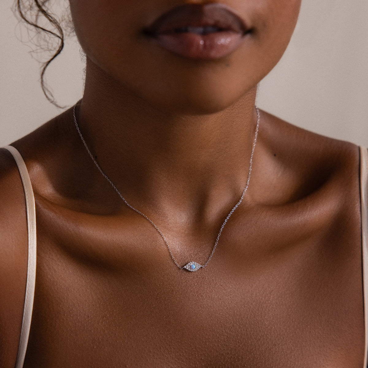 Opal Eye Necklace