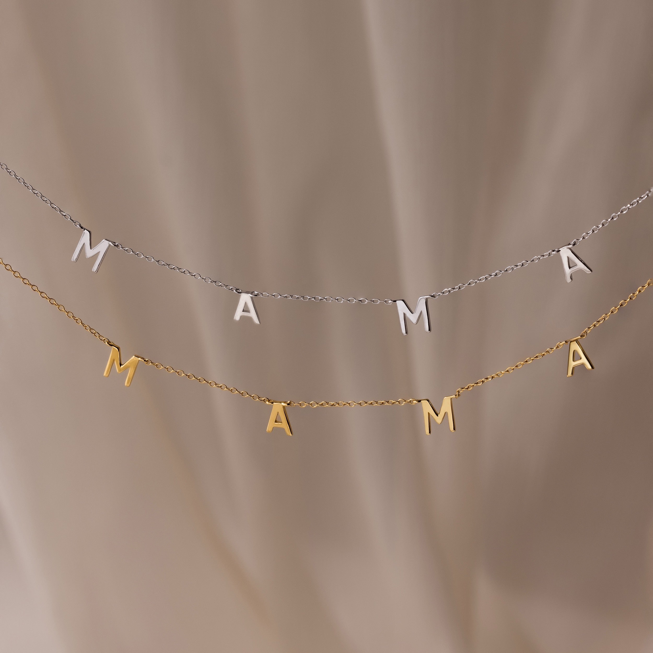 Mama Letter Necklace
