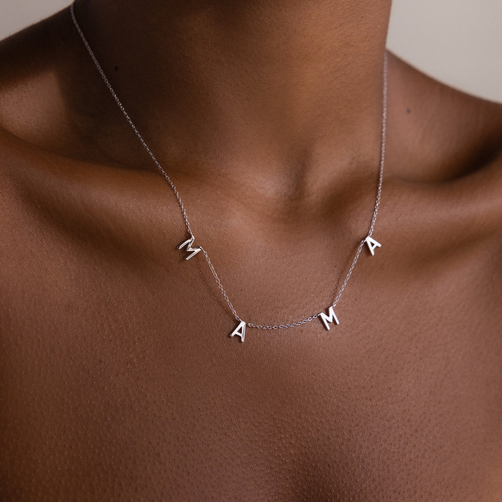 Mama Letter Necklace
