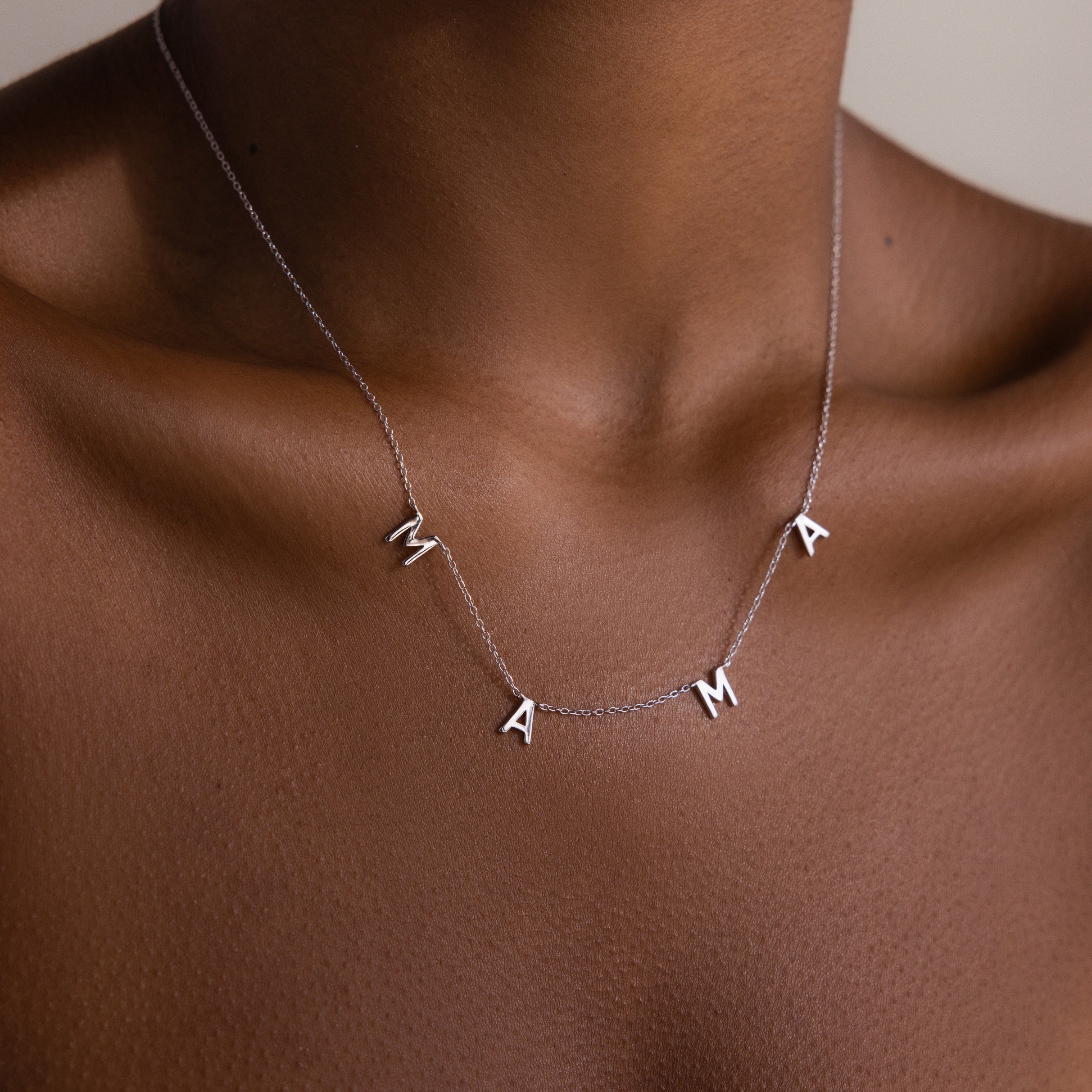 Mama Letter Necklace