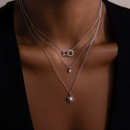 Sun & Moon Eternity Necklace