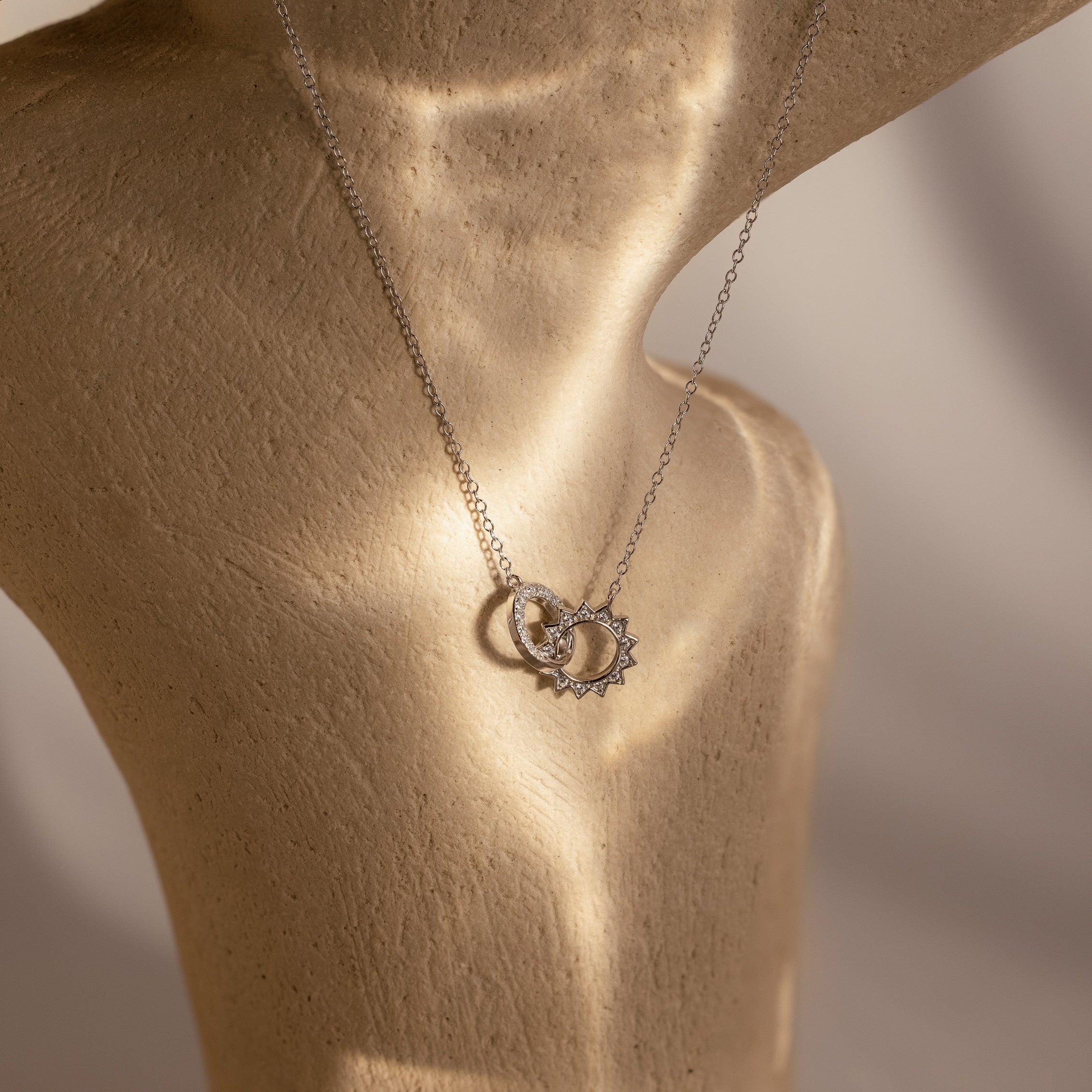 Sun & Moon Eternity Necklace