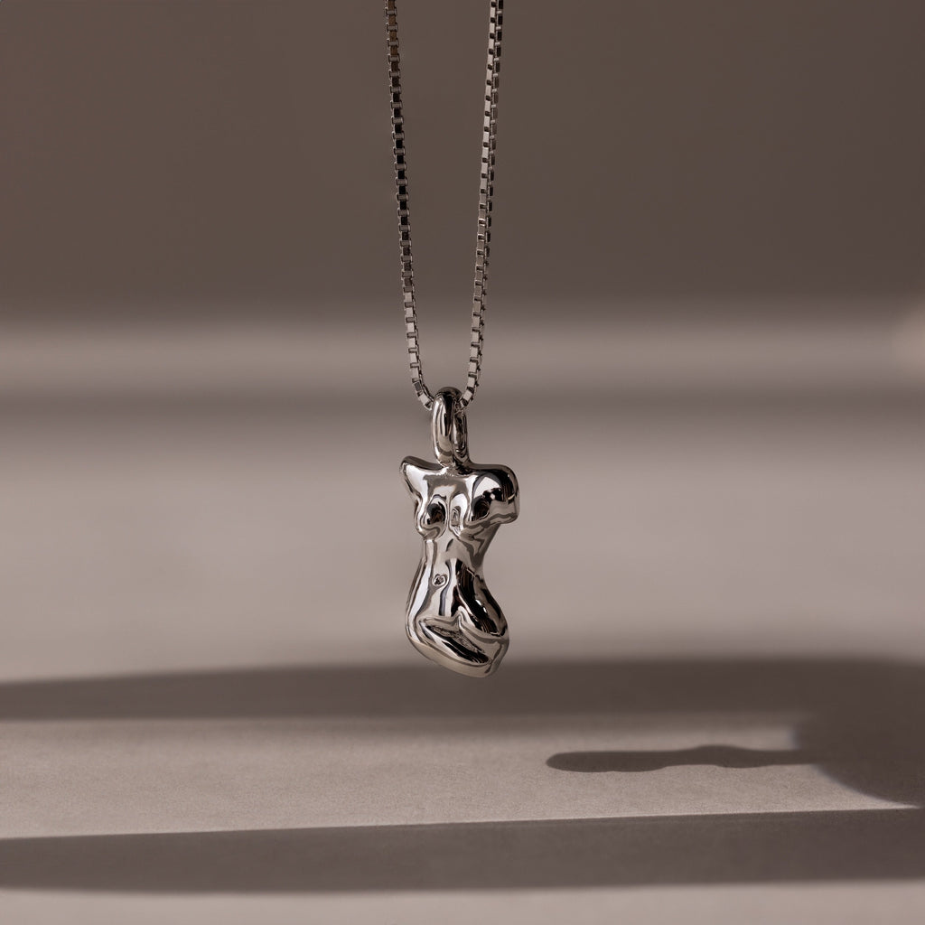 Kinn Body Necklace in Silver