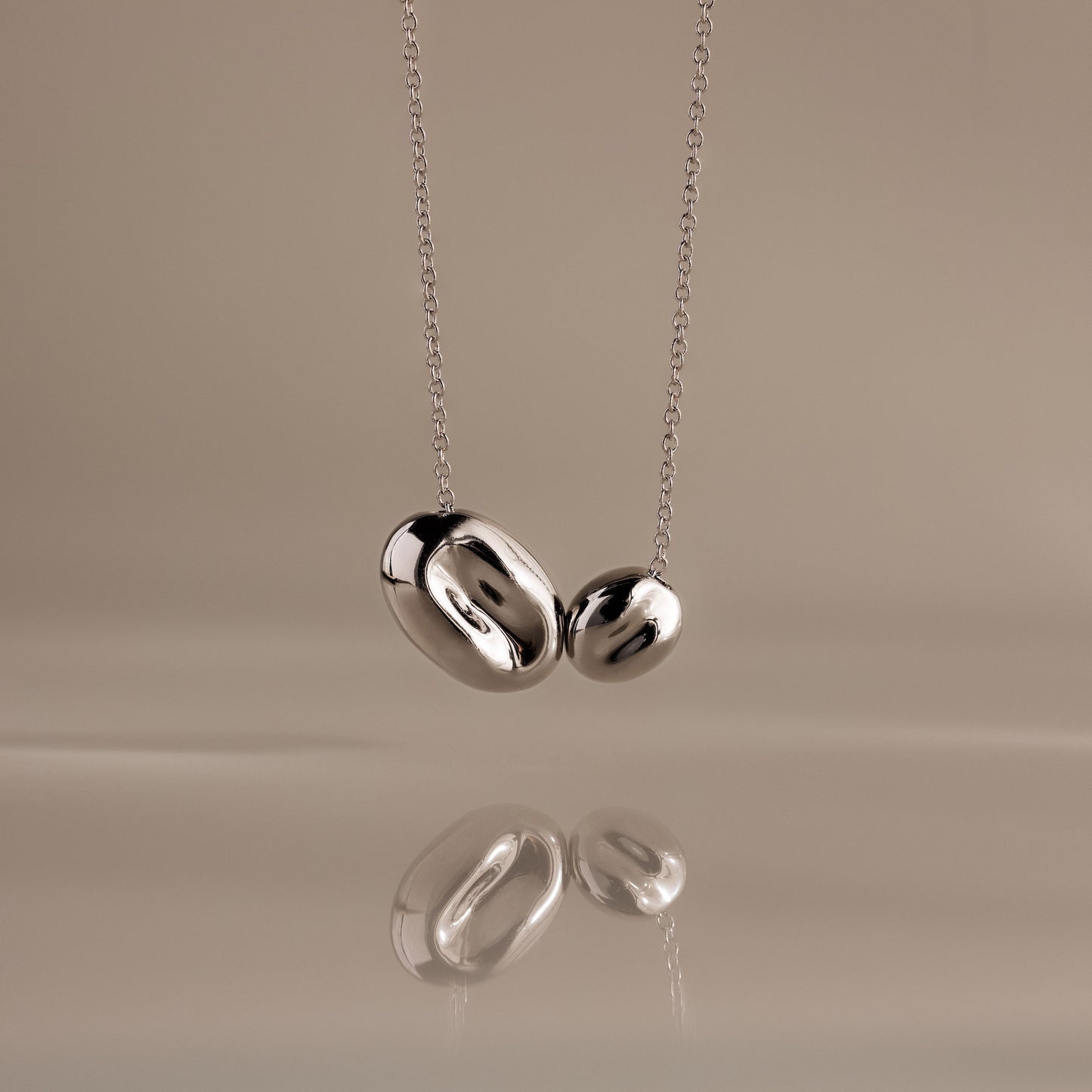 Duo Pebble Necklace