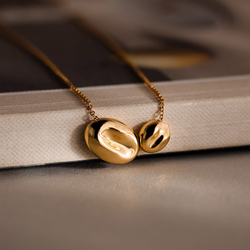 Duo Pebble Necklace
