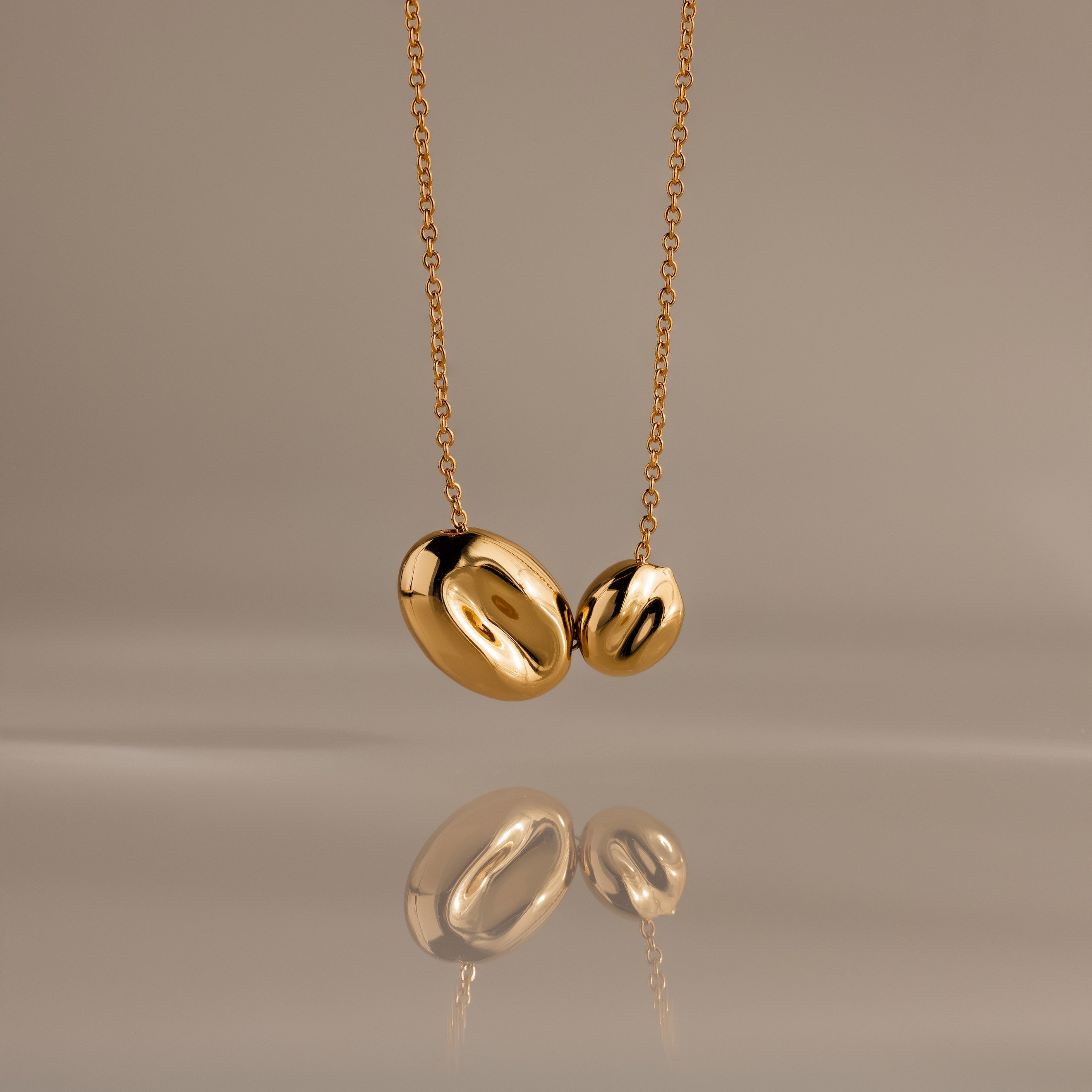 Duo Pebble Necklace