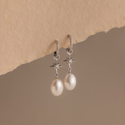 North Star Pearl Hoops