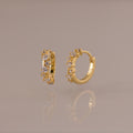 Diamond Cluster Hoops