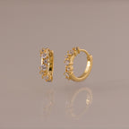 Diamond Cluster Hoops