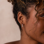 Diamond Cluster Hoops