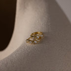 Diamond Cluster Hoops