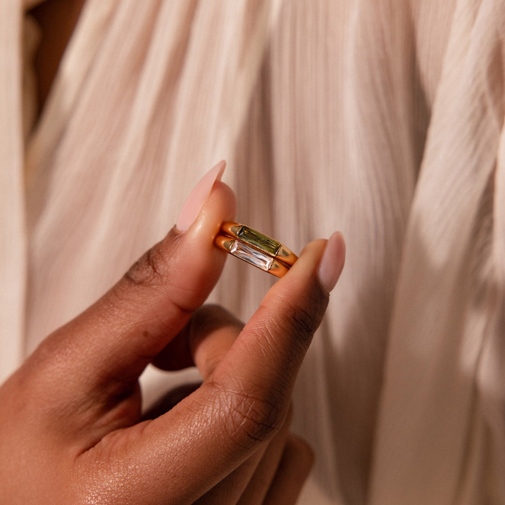 Baguette Signet Ring