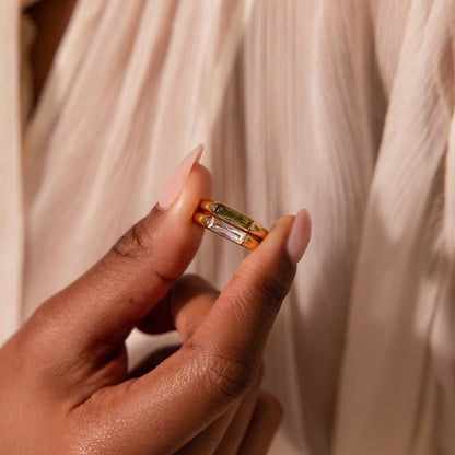 Baguette Signet Ring