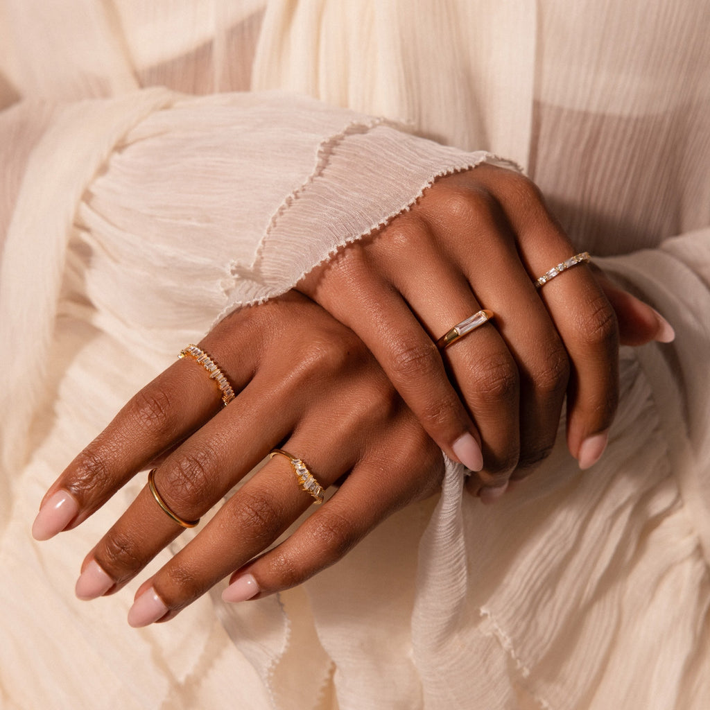 Baguette Signet Ring