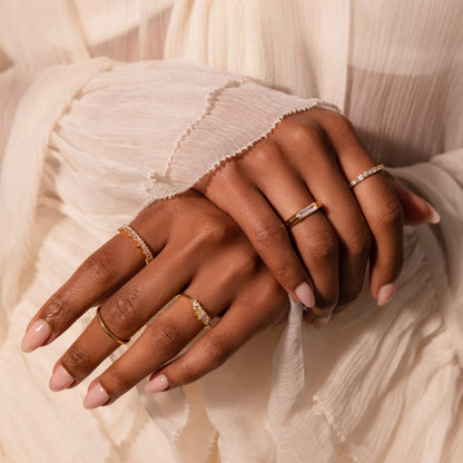 Baguette Signet Ring