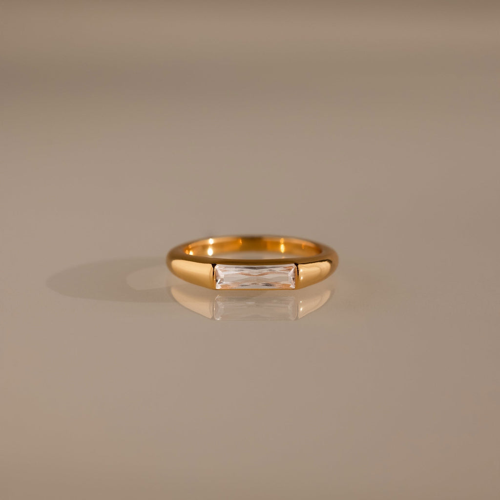 Baguette Signet Ring