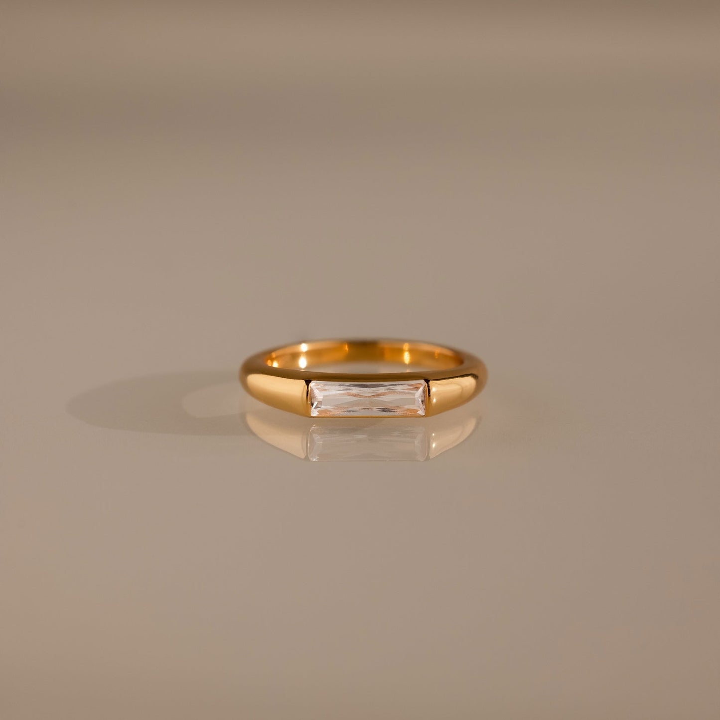 Baguette Signet Ring