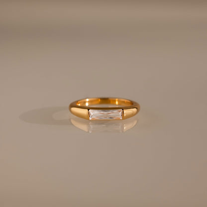 Baguette Signet Ring