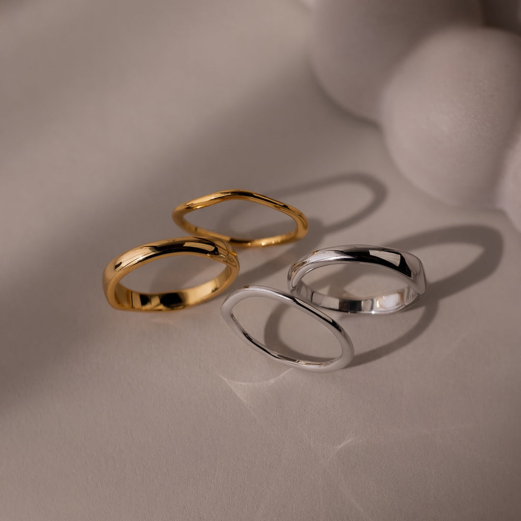 Duo Form Ring Set