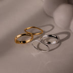 Duo Form Ring Set