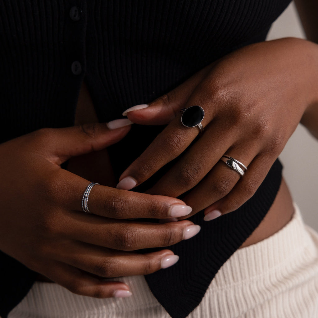 Duo Form Ring Set